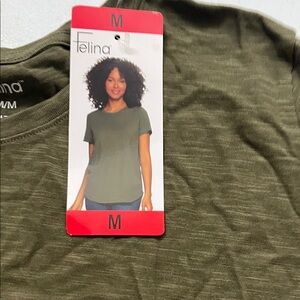Felina Olive Short Sleeve Tee